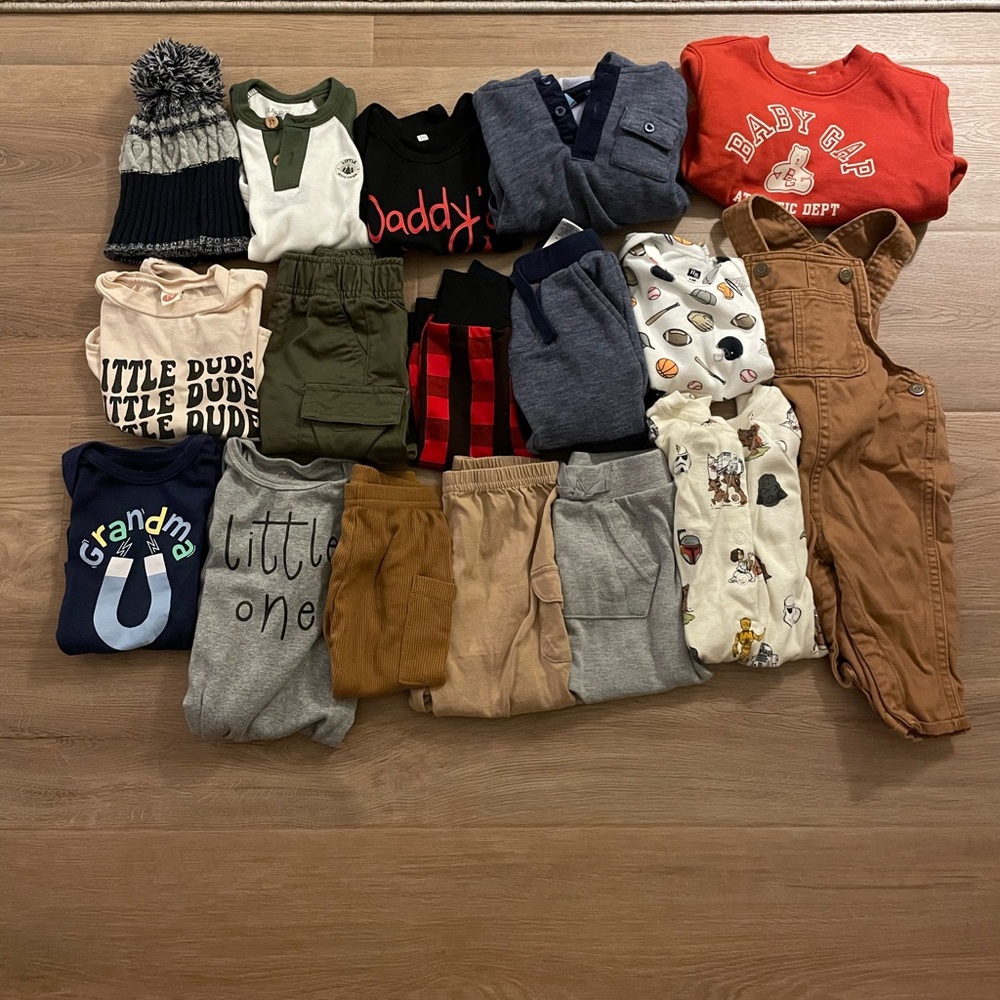 3-6 month (3-6M) Lot of Baby Boy Fall Clothes